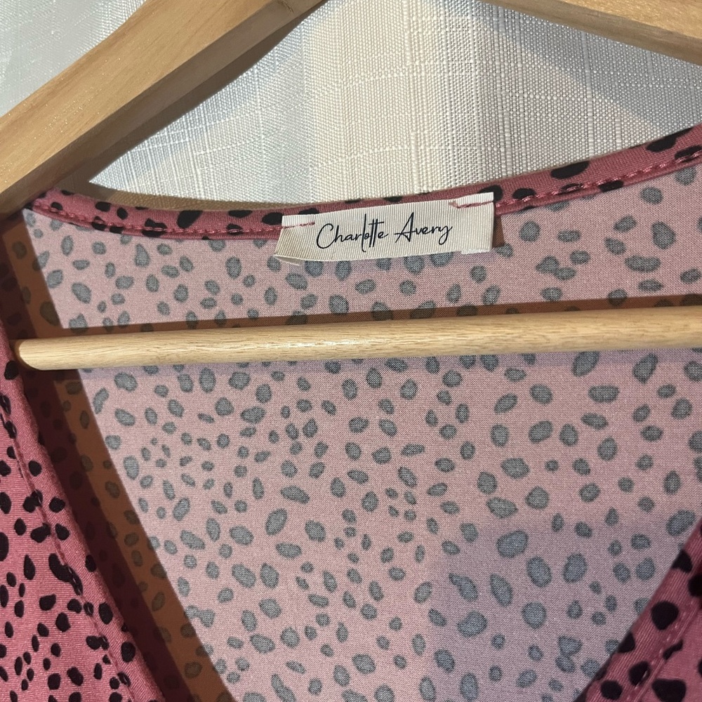 Charlotte Avery polka dot dress